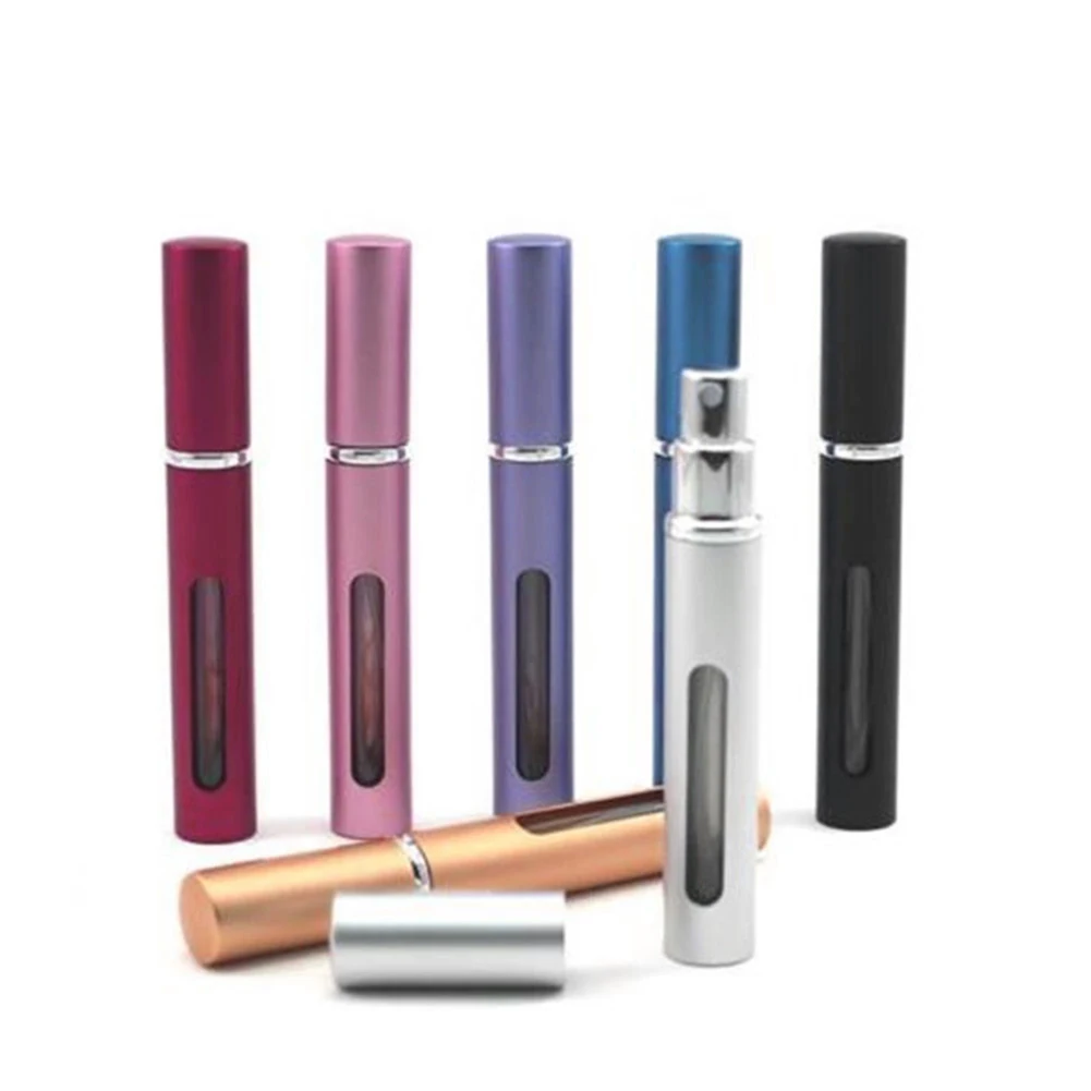 

Travel Portable Refillable Perfume Atomizer Empty Bottle Pump Scent Spray Case