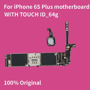 

Logic Board 100% Tested For iPhone 6S Plus Motherboard With Touch ID 128g Original Unlocked iOS system