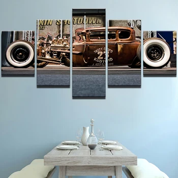 

Canvas Painting spain fc barcelona sports football 5 Pieces Wall Art Painting Wallpapers Poster Print Home Decor
