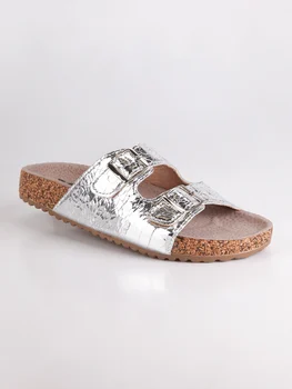 

Slippers ergonomic with buckle-Silver