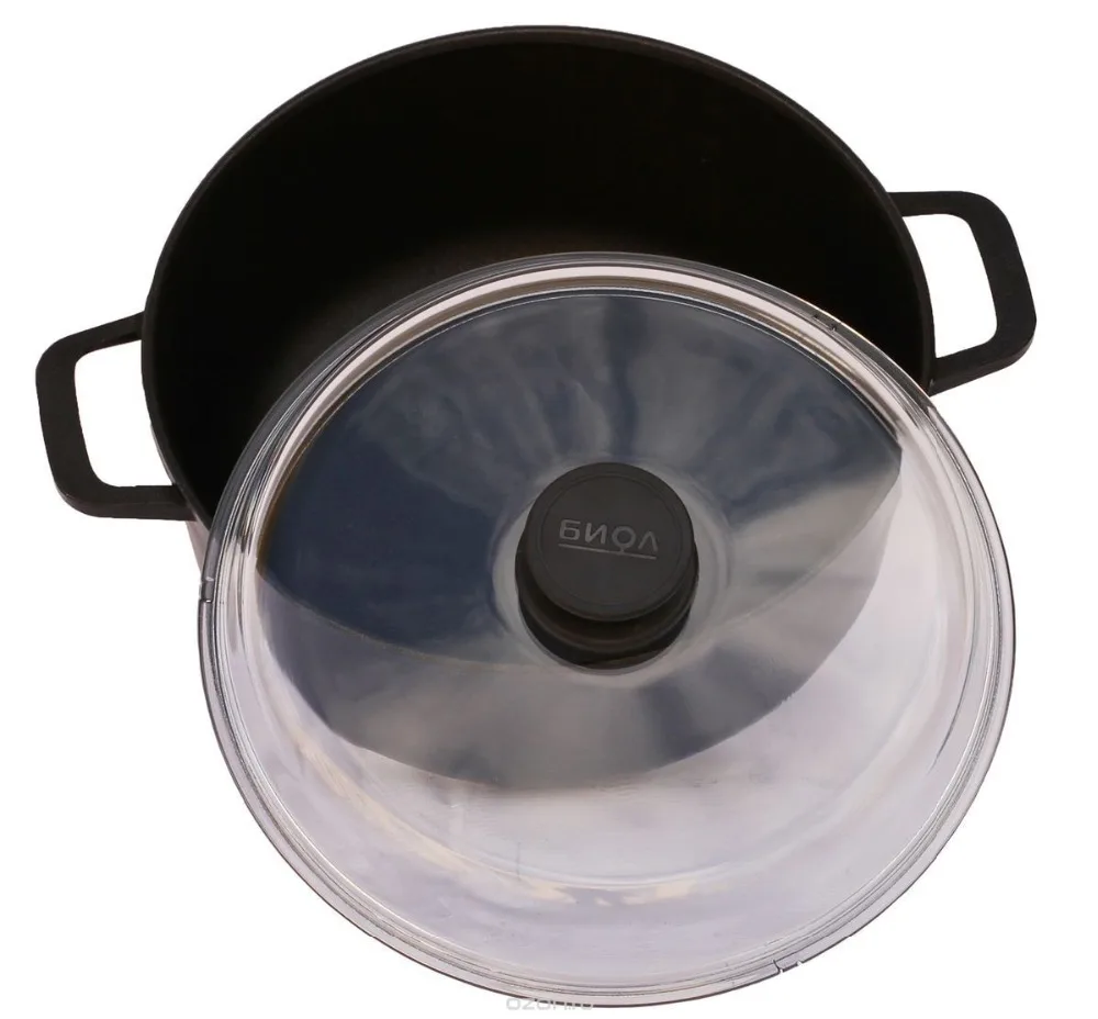 Goede Koekenpan ketel gietijzer met glazen pot cower hand grill koffie pot bowler pan koekenpan mok 0203c