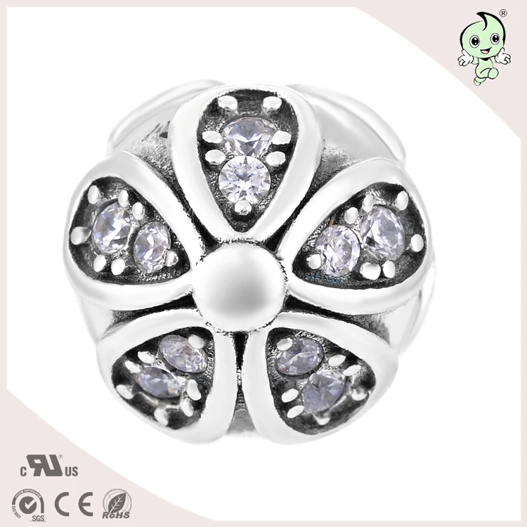 lock clip charms women fashion jewelry 925 sterling silver charm