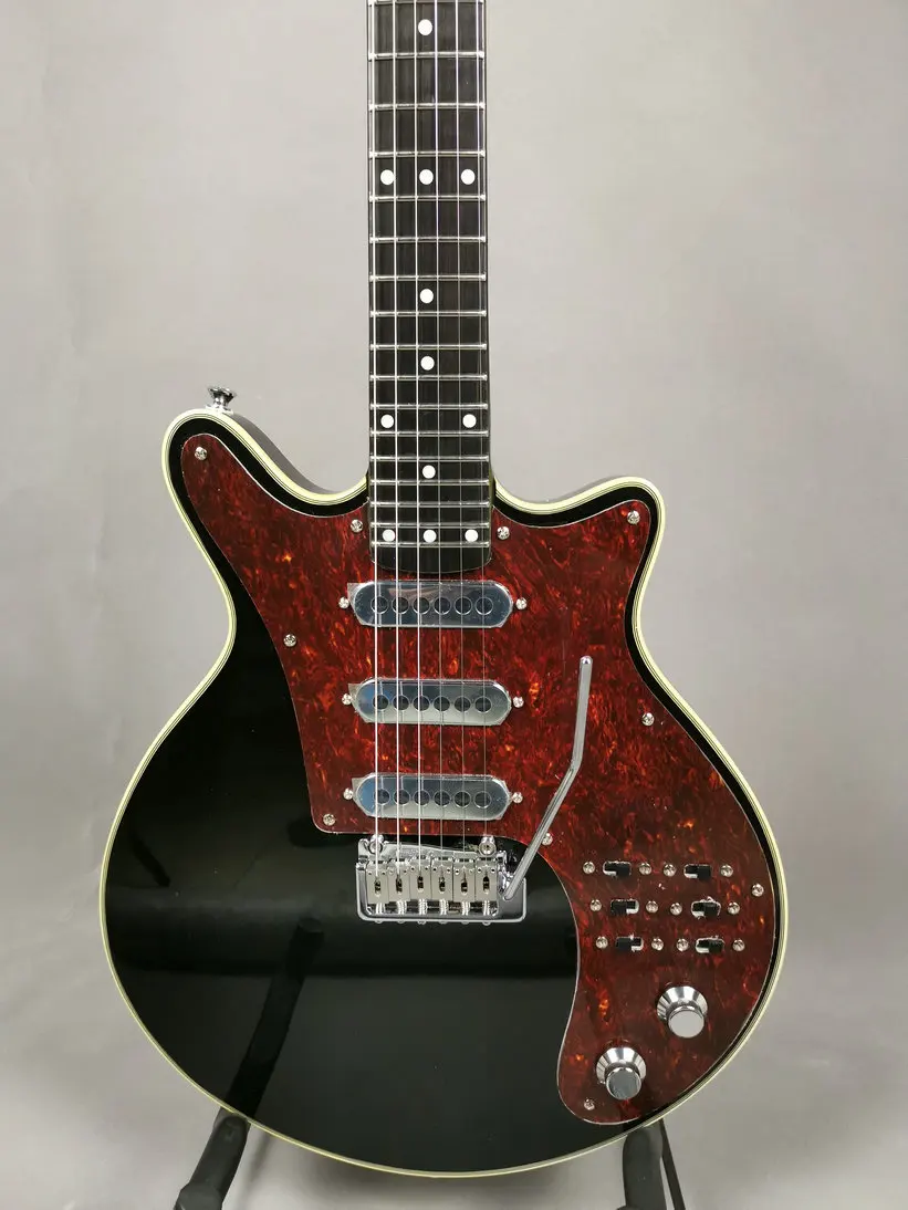 

Rare Brian May Guitar Black 24 Frets wilkinson Bridge Electric Guitars IN STOCK