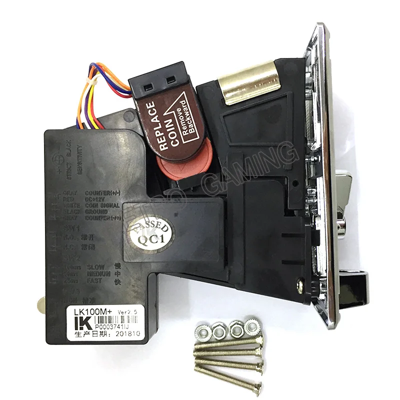 US $649.99 50PCSLOT LK100M Coin Acceptor Electronic Roll Down Coin Selector Mechanism Vending Machine Mech Arcade Game Ticket Redemption