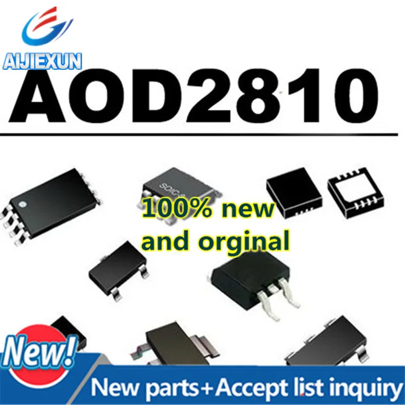 

10Pcs 100% New and original AOD2810 D2810 TO252 MOS 80V N-Channel MOSFET in stock