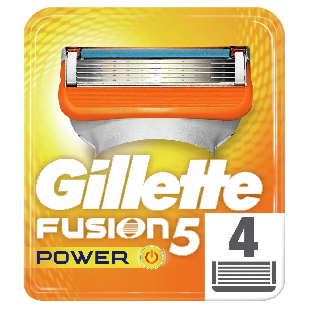 Replaceable Razor Blades for Men Gillette Fusion Power Blade shaving 4