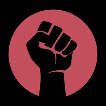 

90x150cm red bottom fist flag for decoration