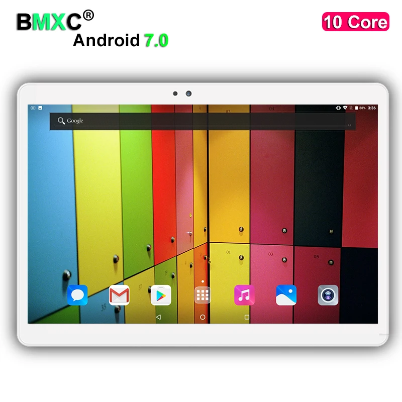 

Free Shipping BMXC 10 inch tablets PC 10 Core 3G 4G LTE GPS Android 7.0 4GB 64GB Dual Camera 8.0MP 1920*1200 IPS Screen