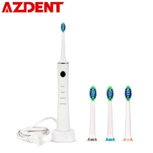 4 режима, Ультразвуковая электрическая зубная щетка для взрослых, перезаряжаемая ультра звуковая зубная щетка для зубов, приборы для личной гигиены, 4 головки, глубокое очищение