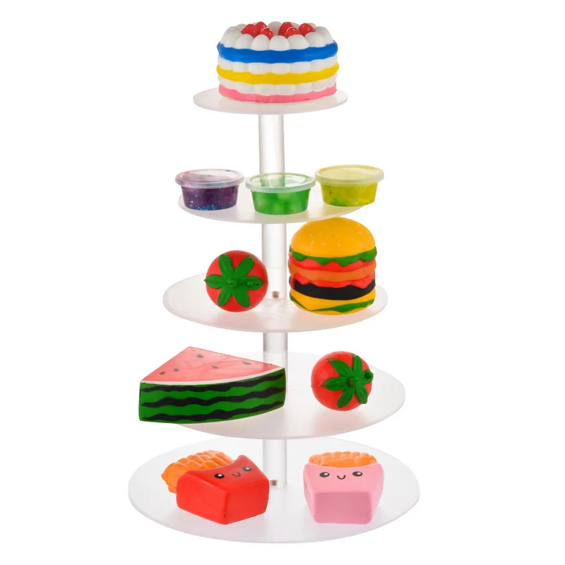 

Cake Stand Acrylic Cake Display Stand Plexiglass Transparent Cake Display Stand Transparent Removable Cake Stand 5 Layers - 1