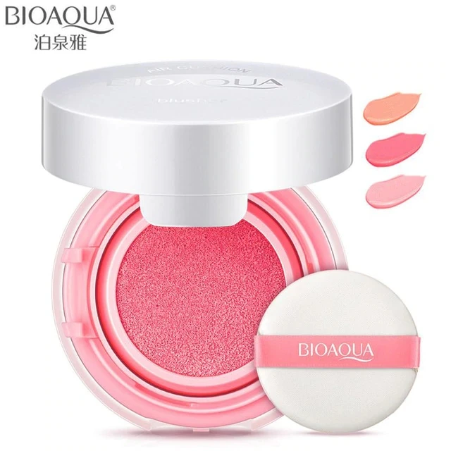 

BIOAQUA Brand Cushion Blusher Palette Nude Makeup Mineral Blush Bronzer Powder New Cosmetics Palette 3 Colors Korean Make Up