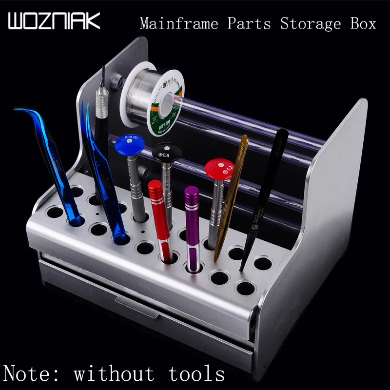 Mainframe parts storage box screwdriver tweezers tool box Maintenance accessories rack for Mobile phone repair storage box Mainframe parts storage box screwdriver tweezers tool box Maintenance accessories rack for Mobile phone repair storage box