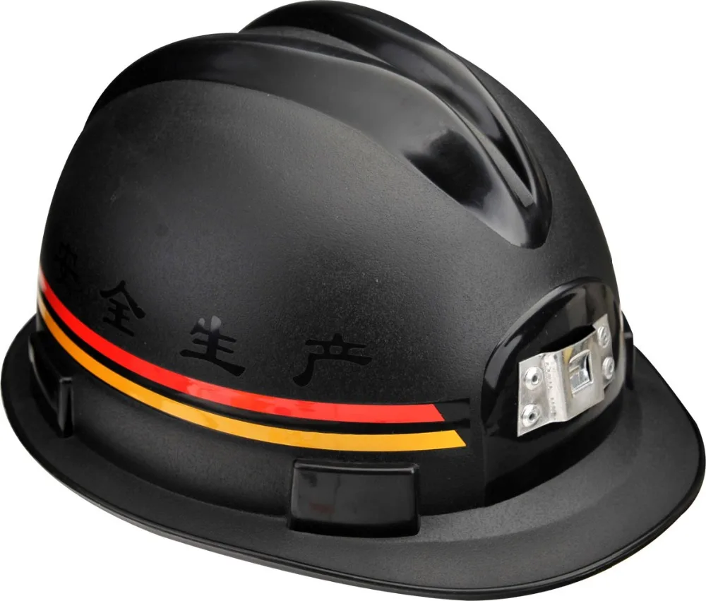 

Miners helmet ABS material red and black optional