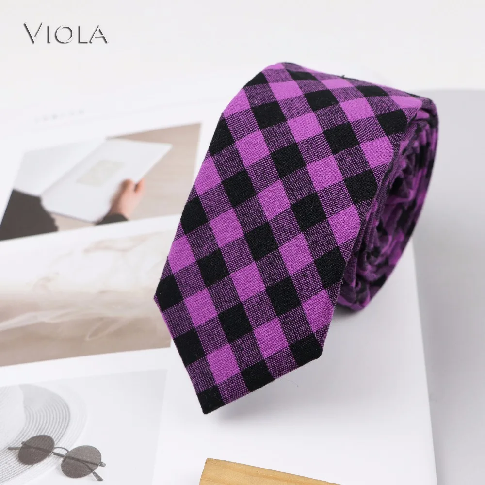 Клетчатый цветной галстук высокого качества хлопок классический галстук деловой смокинг костюм банкетный галстук для вечеринок для мужчин подарок-аксессуар