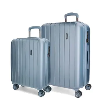 

Juego de maletas Movom Wood rígido 55-65cm Plata