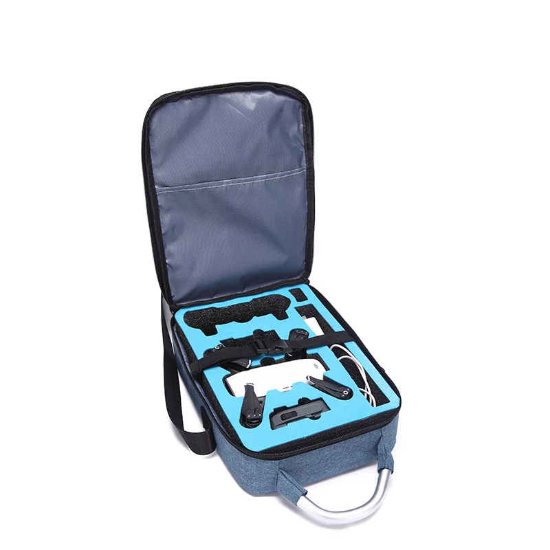 Портативный наплечный мешок, мешок для вещей сумка с вкладышем для дрона DJJ Spark и аксессуары - Цвет: Blue Liner