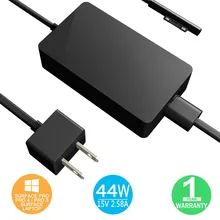[ ] 44W-15V-2.58A Surface Pro зарядное устройство, совместимое с microsoft Surface Pro Surface для ноутбука