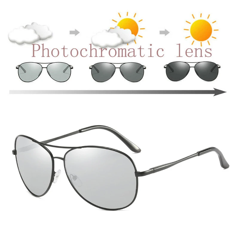 

Mens Photochromic Polarized Driving Sunglasses Women Eyewear Travel Fishing Eye Glasses Shades Trip Outdoor Holiday Pilot UV400