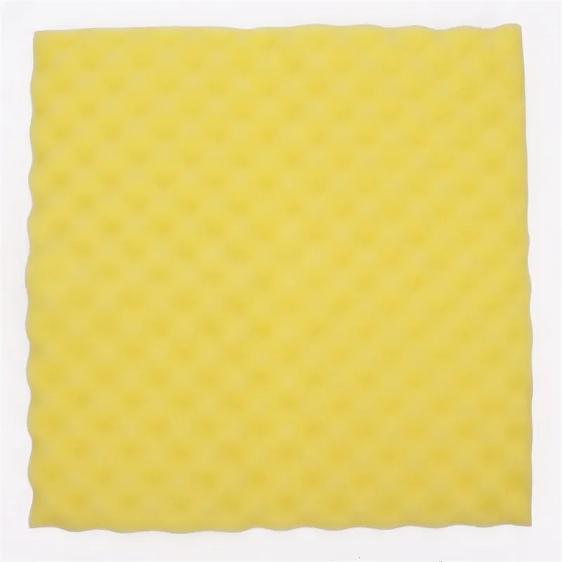 50x50x2 см музыкальная Акустическая Звукоизоляция Звукопоглощающая Пирамида студия пена яйца поглощающая губка барабан комнаты Аксессуары - Цвет: Yellow