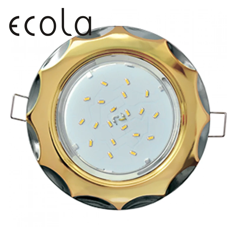  Ecola GX53-H4 Dual Color slim recessed Ceiling Downlight Round Spotlight Hole Spot lamp GX53 Socket - 33031989932
