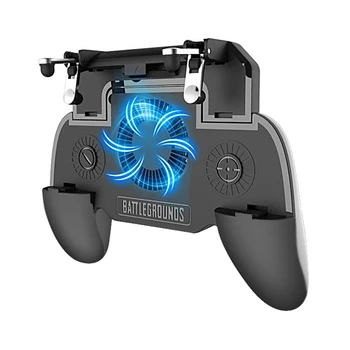 

PUBG Mobile Game Controller Gamepad Trigger L1 R1 Shooting Gamepad Joystick For iPhone Android Smart Phone Cooling Fan 2000 mAh