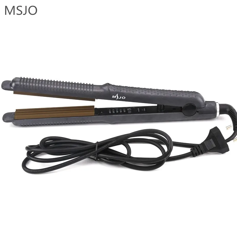 

Professional Temperature Control ceramic Electronic hair straighteners Crimper corrugated Iron Hair Curler Styling tools