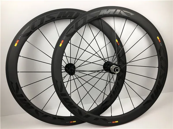 

New! customized High Profile Ultralight 50mm 38mm Carbon Wheelset 700C Rim COSMIC SLR Bright Decals Road Bicycles Racing wheels