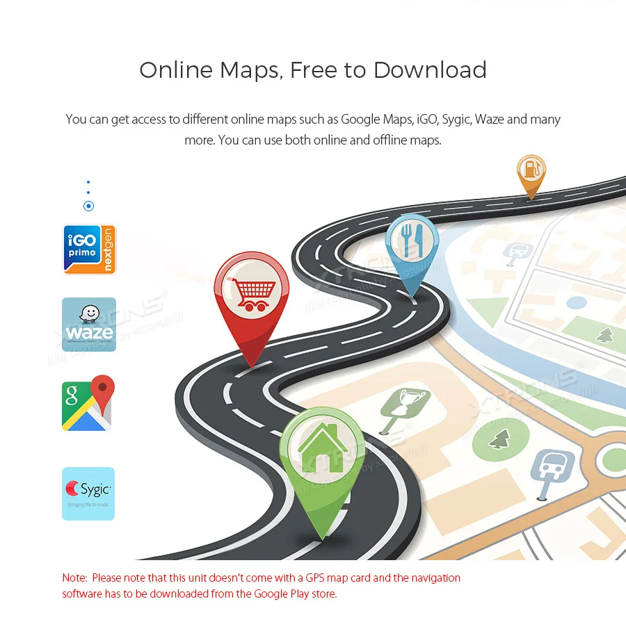 Flash Deal XTRONS 7" Android 8.1 Car DVD Multimedia Player GPS Navigation RCA Radio USB for Toyota RAV4 2006 2007 2008 2009 2010 2011 2012 12