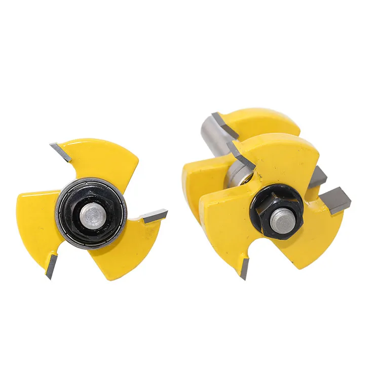 1-12 2 Bit Tongue and Groove Router Bit Set -