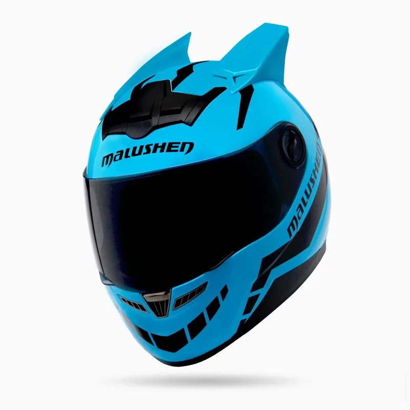 Blue knight motorcycle helmet full face armet fashion Unisex riding