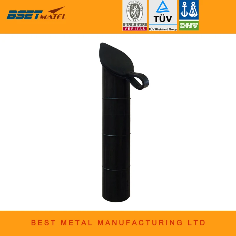 

Black color 30 degree Fishing Rod racks holder Inner Sleeve Rod Pod Rubber Cap Tube Liner