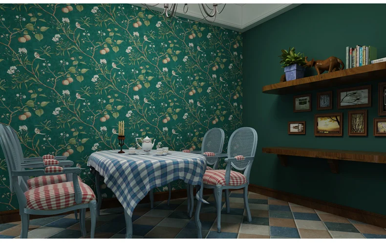 parede do vintage apple tree mural wallpapers