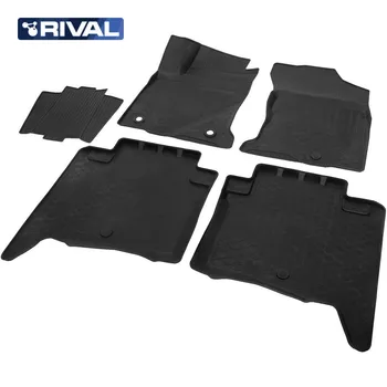 

For Toyota Fortuner II 2017-2019 3D floor mats into saloon 5 pcs/set Rival 15707001
