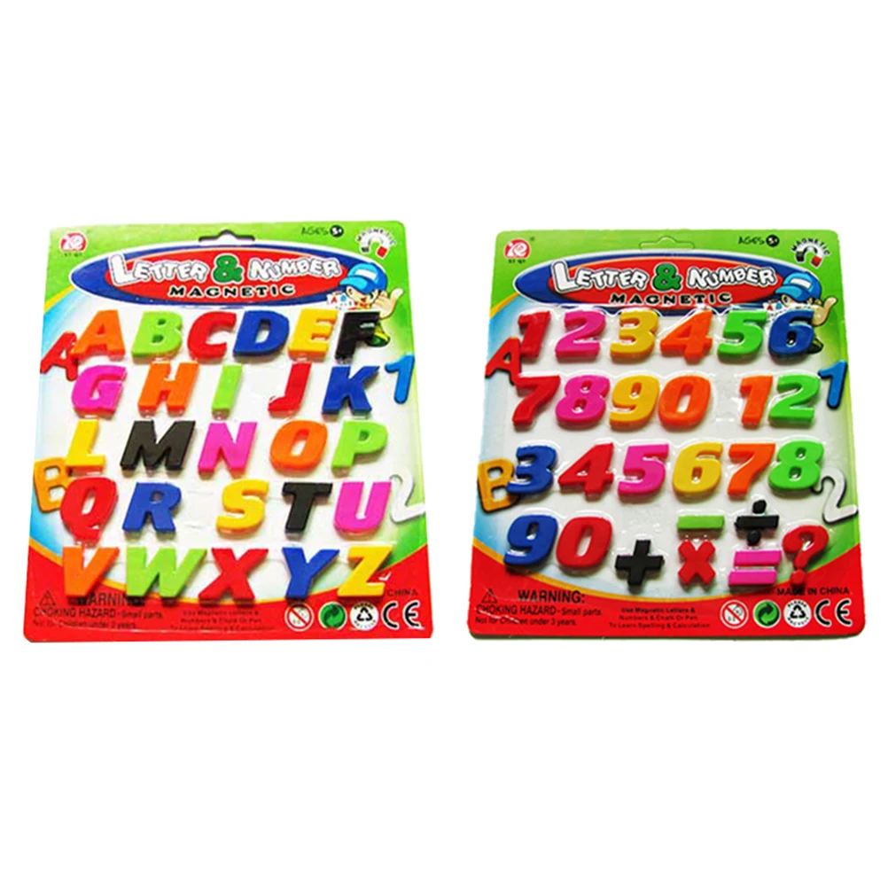 

OULII Numbers Fridge Magnets Alphabet Refrigerator Magnet Magnetic Letters and Numbers Toys