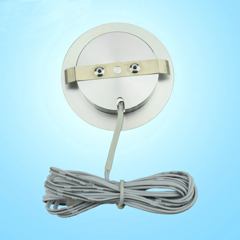 مصغرة جولة 12 فولت 3 واط أسروا تركيب LED تحت حجرة خزانة أضواء خزانة مشروبات خزانة بيوت مصابيح