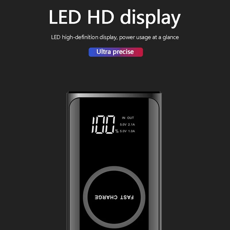 New Wireless Charging Power Bank 10000mAh External Battery Portable Mobile Backup Bank Charger Powerbank For iPhones Samsung New Wireless Charging Power Bank 10000mAh External Battery Portable Mobile Backup Bank Charger Powerbank For iPhones Samsung