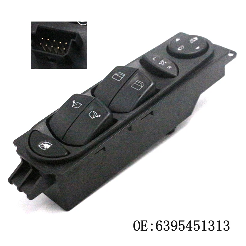6395451313 Front Power Master Окно Переключатель A6395451313 для Mercedes Vito W639 03-15 | Автомобили и