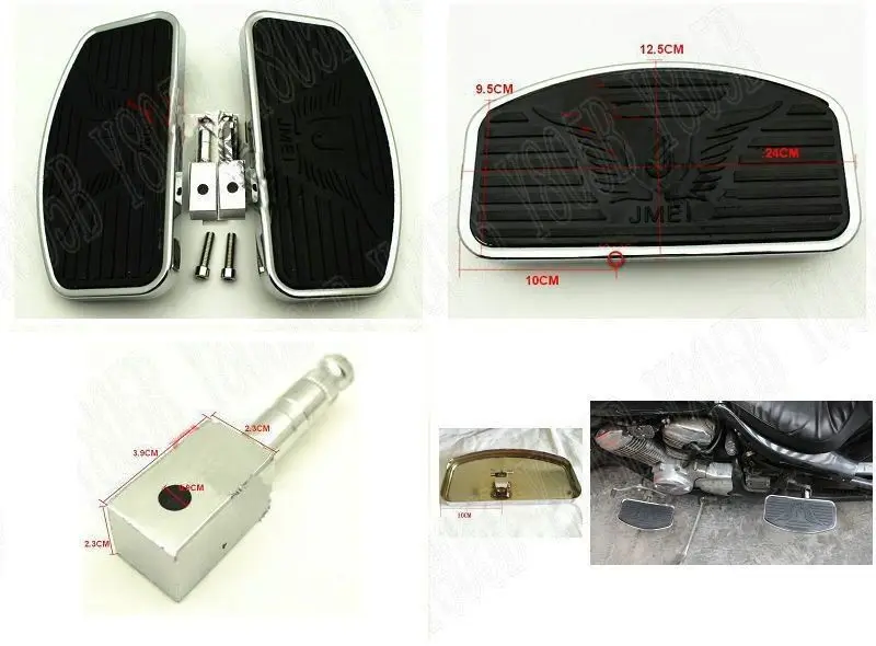 Подножка для Honda MAGNA VF 250 750 Yamaha V STAR DragStar 650 Virago XV125 XV250 XV400 XV535|Подставки под ноги| |