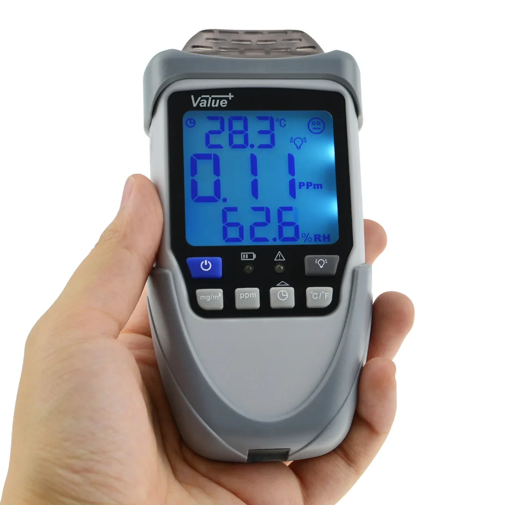 

HCH-22 Formaldehyde Gas Detector Household Indoor Temperature and Humidity Measure Air Quality Detector Lightweight