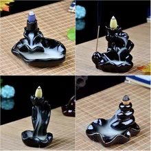 Домашняя печь украшения 1 шт. ароматерапия дым креативные Буддийские принадлежности подставка для лотоса керамическая курильница горелка курильница для благовоний