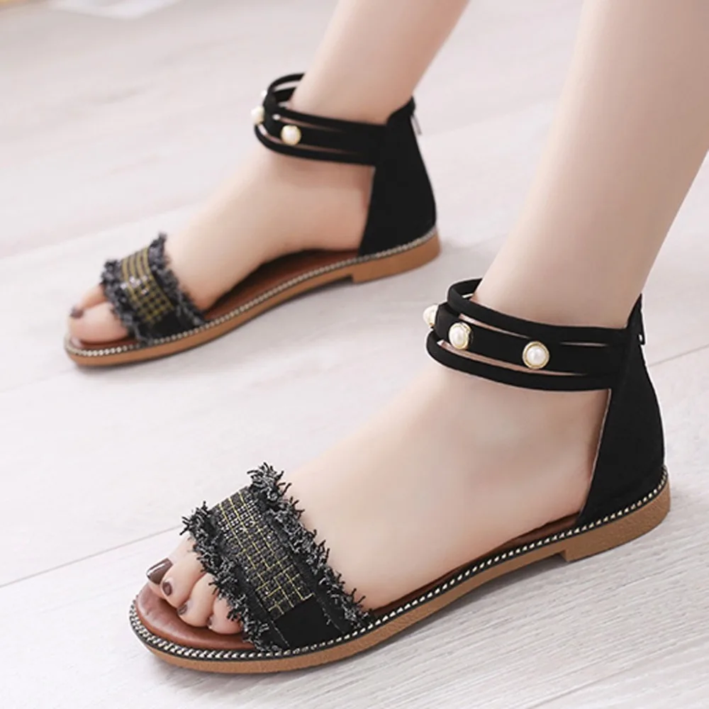 shoes woman sandals high heels women sandals flat casual shoes summer sandals women 2019 summer shoes genuine platform