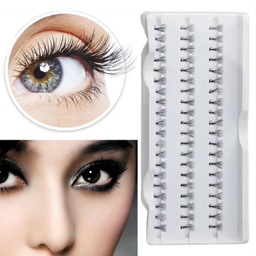

8/10/12/mm Makeup Individual Cluster Eyelashes False Eye Lashes Extension Long