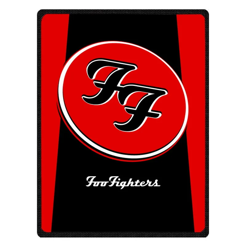 

Foo Fighters bedspread blanket Super Soft Custom Flannel Blanket to on for the sofa/Bed/Car Portable Blankets