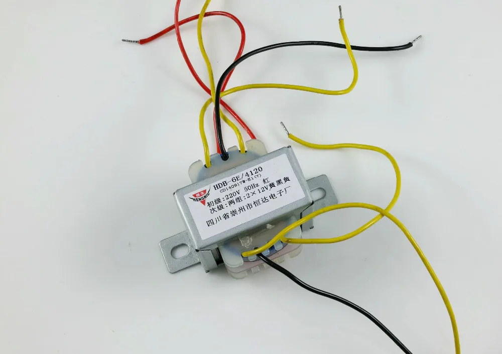 

6VA AC12-0-12V AC12-0-12V аудио трансформатор для предусилителя DAC