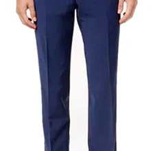 Бизнес Путешествия Смарт Брюки плоские передние мужские брюки прямой крой конечный комфорт стрейч Чино брюки Офис Платье Брюки