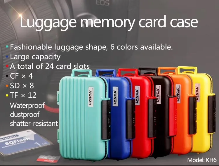 Us 8 5 Waterproof Cf Sd Tf Memory Card Case Holder Bag For Canon Nikon Sony Camera Abs Anti Shock Storage Mini Trolley In Video Us 8 5 Waterproof Cf Sd Tf Memory Card Case Holder Bag For Canon Nikon Sony Camera Abs Anti Shock Storage Mini Trolley In Video
