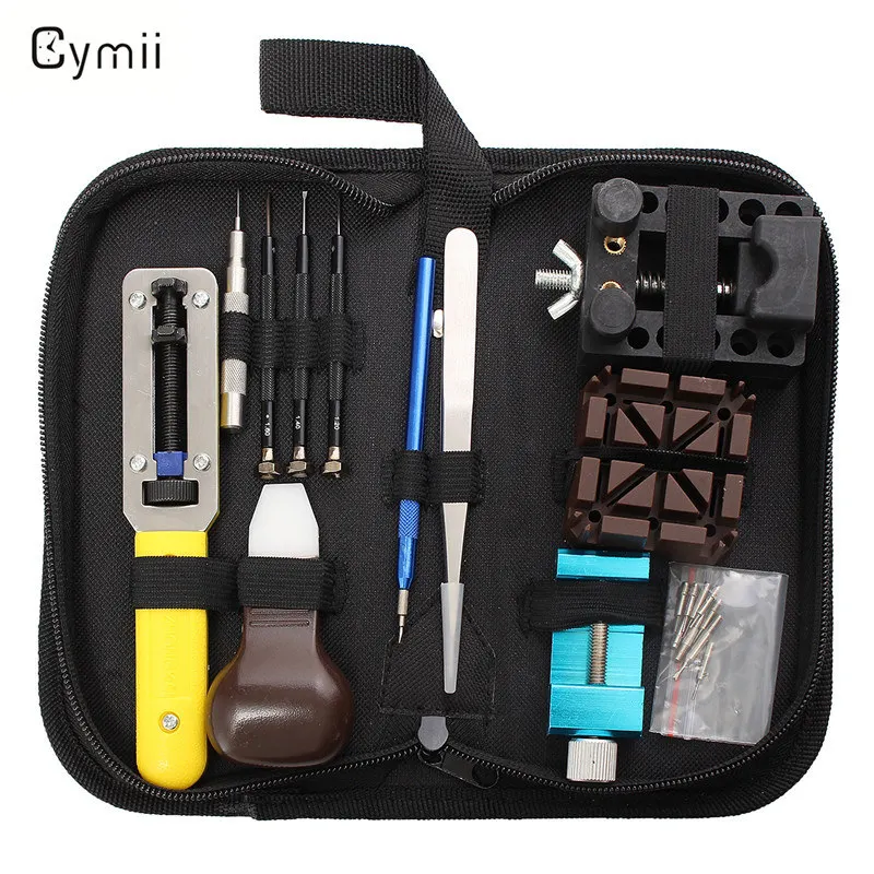 

Cymii 20Pcs Professional Watch Repair Tools Kits Set Watch Case Opener Pin Remover Set Screwdriver Tweezer Watchmake Portable