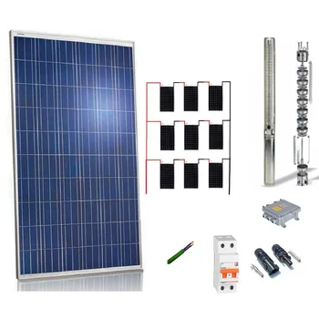 

Kit Bombeo 1300w / 1.8cv Caudal max. 6600 Litros/hora Altura 158 metros