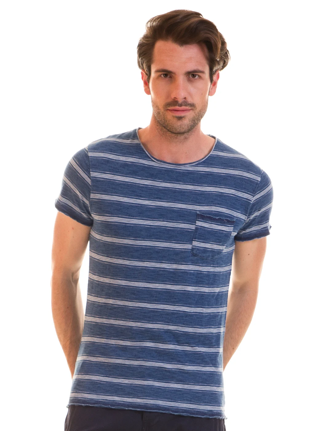 Blue striped t shirt by Blend-in T-Shirts from Men's Clothing on ...