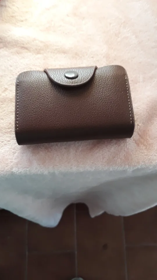 2019 Hot Men Wallets Genuine Leather 15 Card Holder Wallet Male Clutch Pillow Designer Small Wallet Men's Purse Unisex Handy Bag photo review